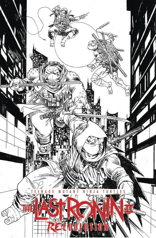 TMNT LAST RONIN II RE EVOLUTION # 1 1:75 RATIO ESCORZAS B&W VARIANT