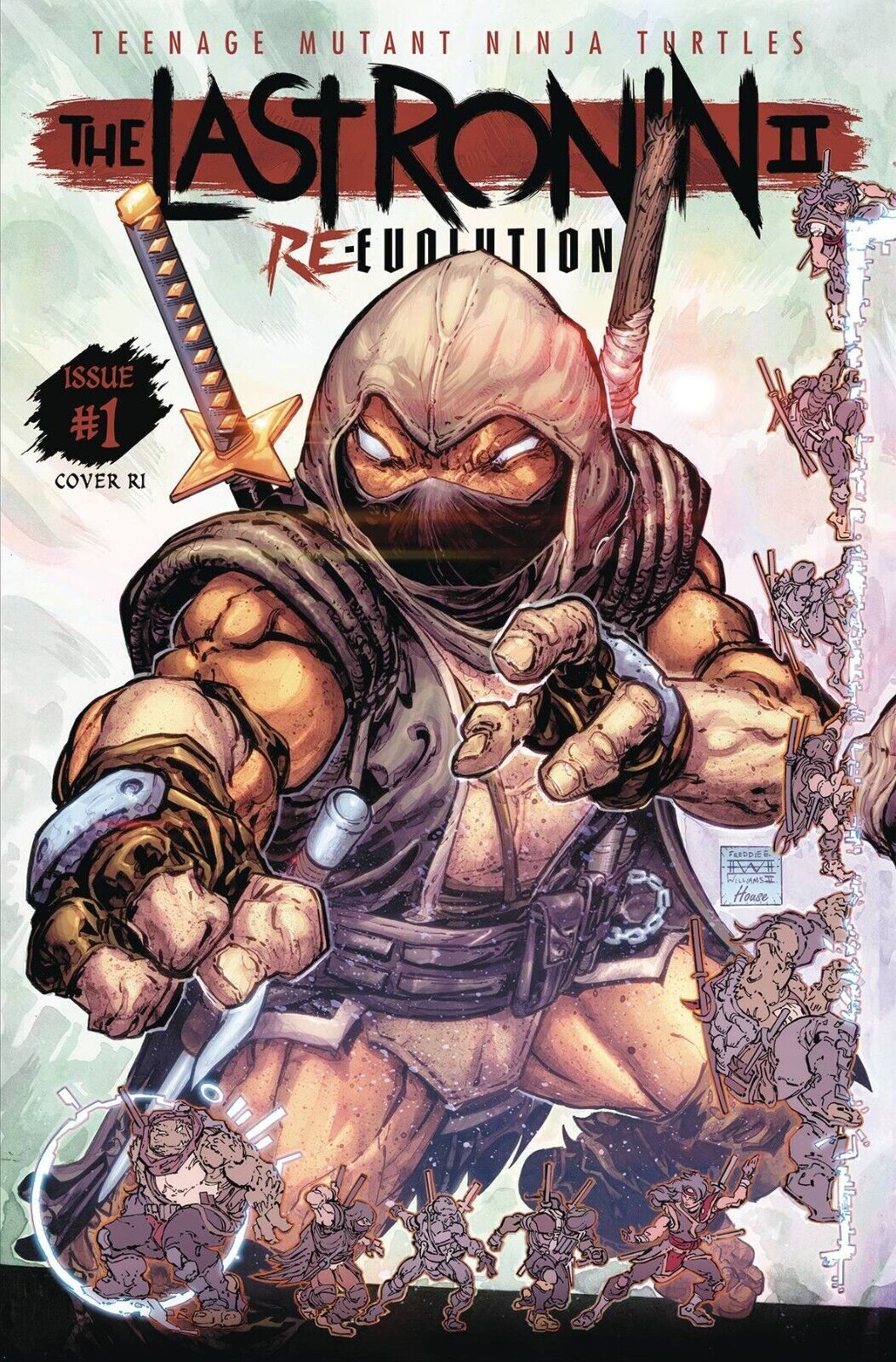 TMNT LAST RONIN II RE EVOLUTION # 1 1:25 RATIO WILLIAMS VARIANT