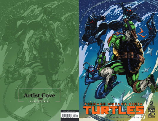 TEENAGE MUTANT NINJA TURTLES (2024) #2 EXCLUSIVE VARIANT COVER Edward Kraatz II