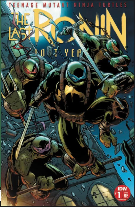 TMNT LAST RONIN LOST YEARS #1 EDWARD KRAATZ II EXCLUSIVE (HEROES & FANTASIES) VARIANT COVER A