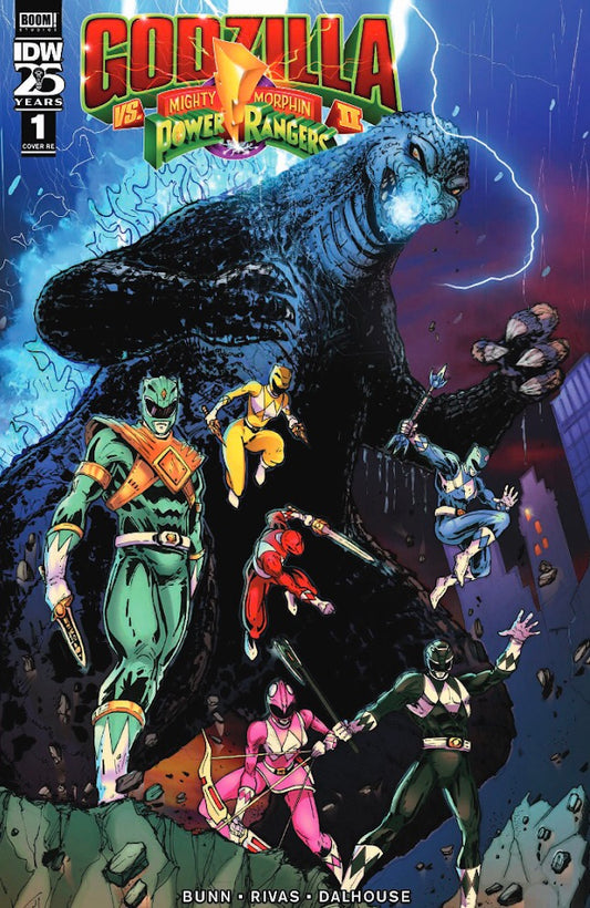 Godzilla Vs. The Mighty Morphin Power Rangers II #1 - EDWARD KRAATZ II EXCLUSIVE VARIANT