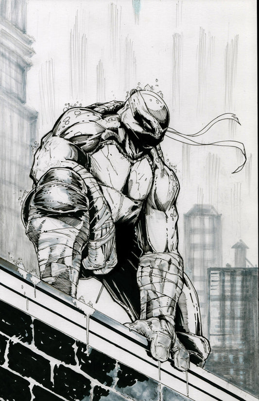 TMNT 2024 Ongoing #1 EXCLUSIVE VARIANT COVER ORIGINAL ARTWORK/ EDWARD KRAATZ II