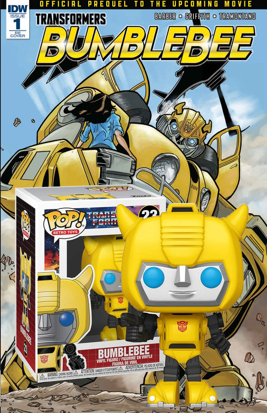 Funko Pop! Retro Toys: Transformers - Bumblebee, Multicolour SIGNED & REMARKED BY EDWARD KRAATZ II